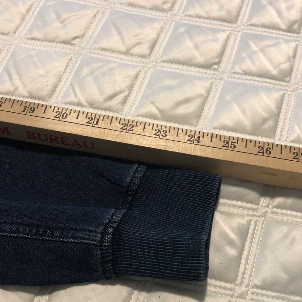 True Religion Men's Indigo Runner Jacket (Denim Look) - unisex Adult Medium.
